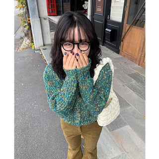 Mixed cardigan