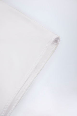 Slinky Jersey Low-Rise Hotpants in White
