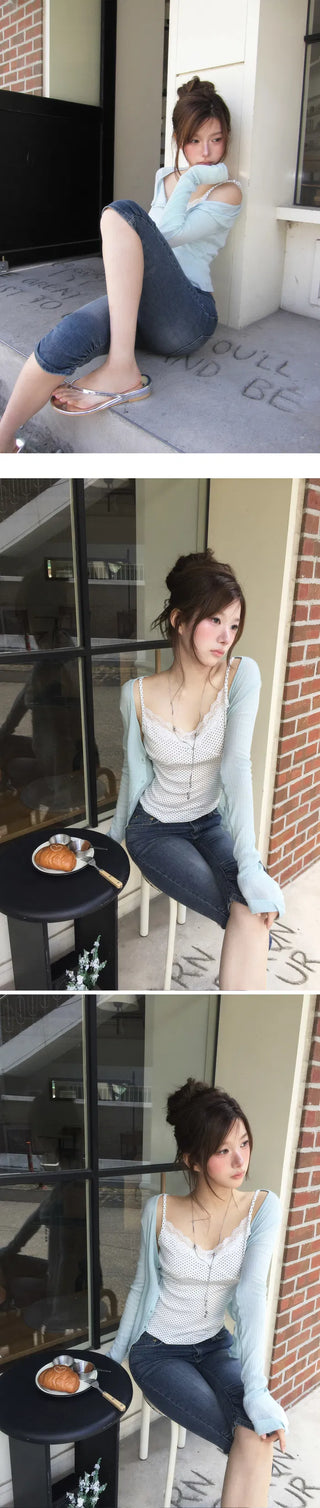 Origin Denim Shirred Capri Pants