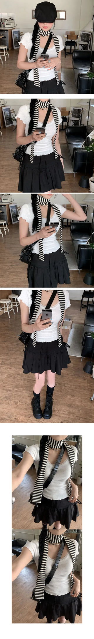 Corset Hip Cross Pocket Shoulder Bag