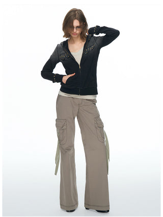 [NECY] Utility Cargo Strap Pants