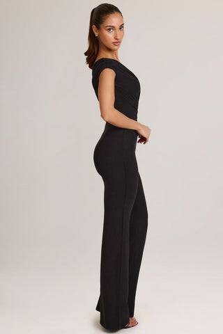 Modal One-Shoulder Jumpsuit in Black