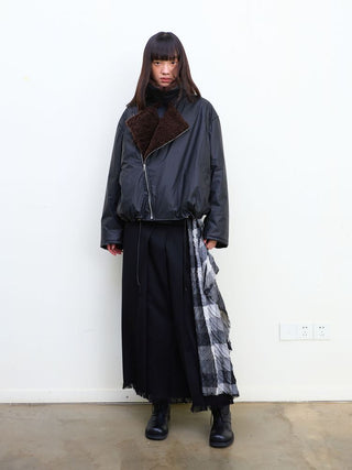 [NeverSeez] Tassel Pleated Skirt