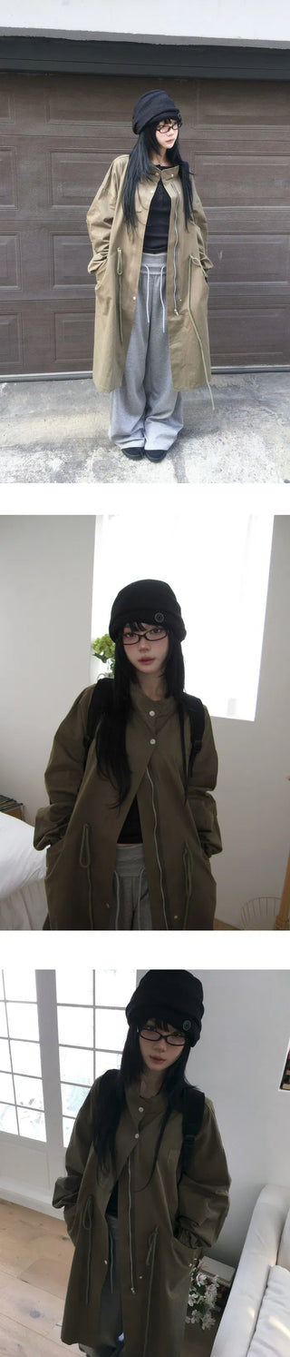 Daily Long Field Jacket - 3 Colors