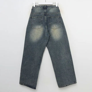 Tinted Washed Denim Pants