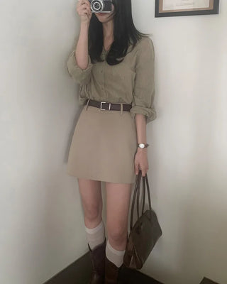 Clean Fit Mini Skirt