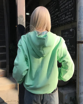 Color Point Zip Hoodie