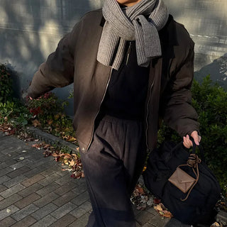Corduroy Collar Work Jacket