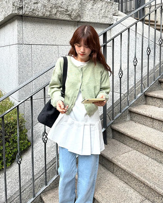 Loose Round Cardigan