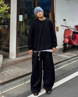 Washed plain oversized sweatshirt