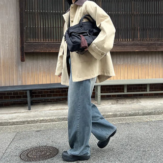 Vintage-like washed denim