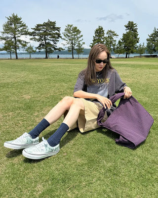 2-Way Ripple Check One-Shoulder Bag