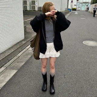 Basic knee socks