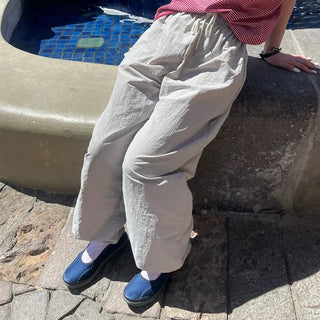 2-way string elastic pants