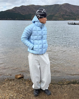 Lightweight duck down parka