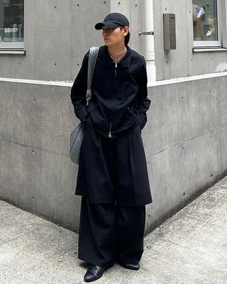 Side pocket zip-up jacket