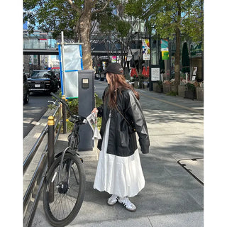 Balloon long skirt