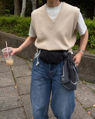 smoothie V neck vest