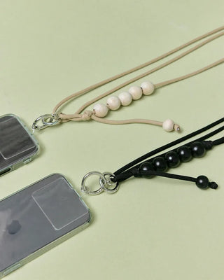 [3rd Re-release] (ORIGINAL) Wood Ball Shoulder Strap (natural)