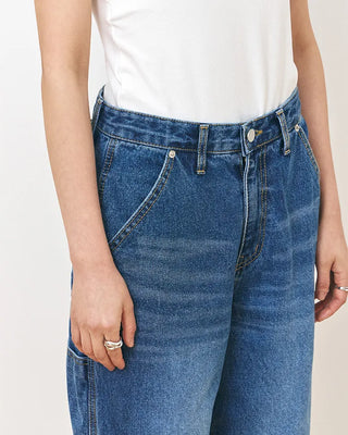 [3rd Re-release] (ORIGINAL) Authentic Carpenter Denim Pants (medium blue)