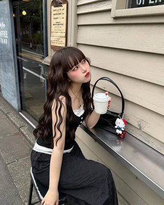 Heart Embossed String Pants