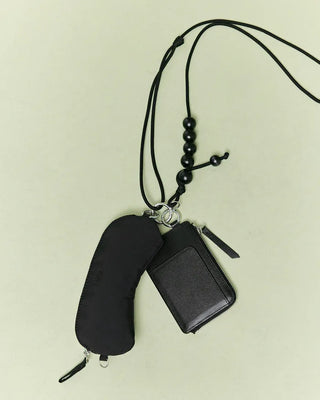 [4th Re-release] (ORIGINAL) Wood Ball Shoulder Strap (black)