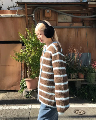 Duffle Point Border Cardigan