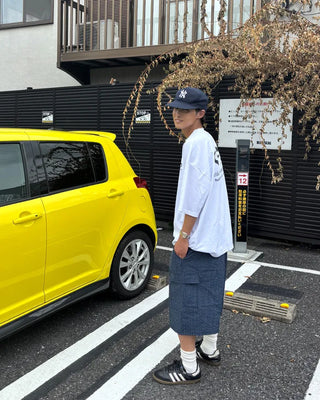 Checked Banding Cargo Pants