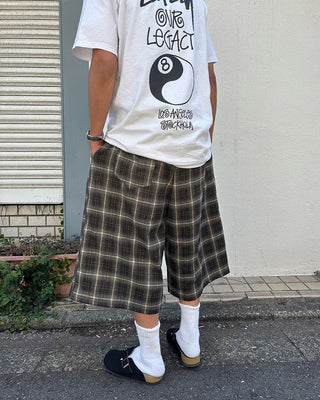 Checked Bermuda Pants