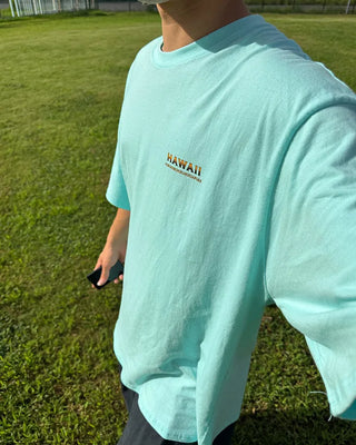 Fish print short-sleeved T-shirt