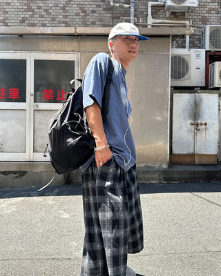 Checked Bermuda shorts