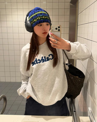 Boucle embroidered sweatshirt