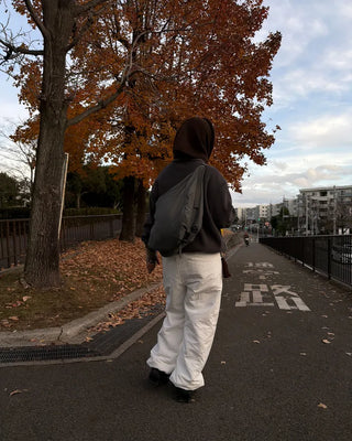 High-neck fleece jumper