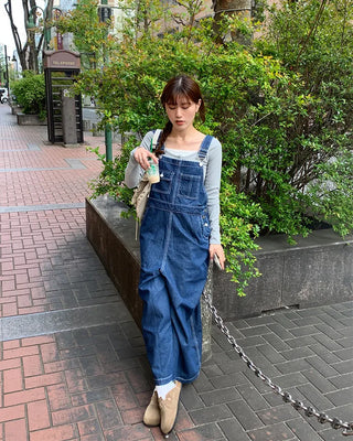 Loose-fit overalls