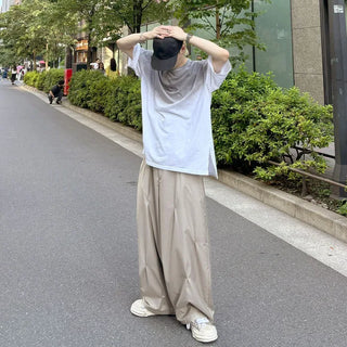Pointed balloon fit slacks