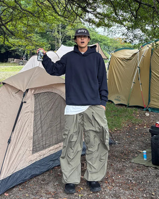 Side-tuck cargo pants