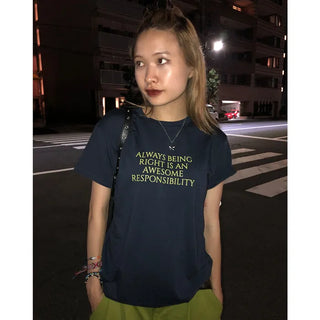 Always Lettering Half-Sleeve T-Shirt