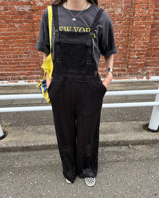 Square perforated overalls