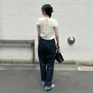 Basic denim pants