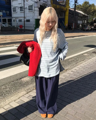 Waist String Fleece Jogger Pants