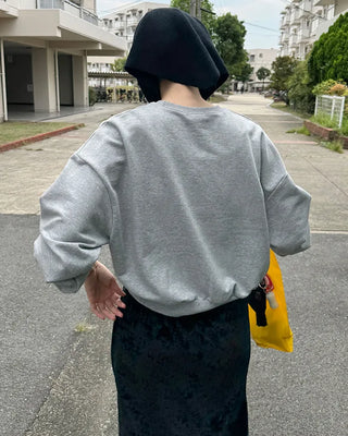Basic color sweatshirt