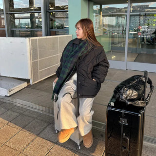 Fleece-lined jogger pants