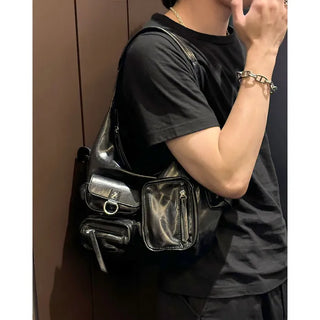 Multi-pocket shoulder bag