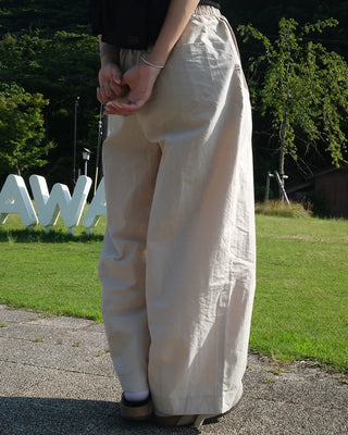 Banding wide pants