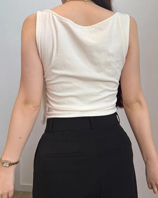 Ribbon Sleeveless