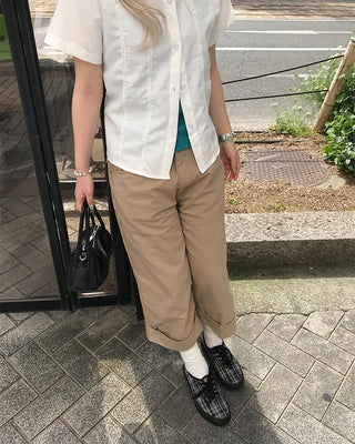 Wide Capri Pants