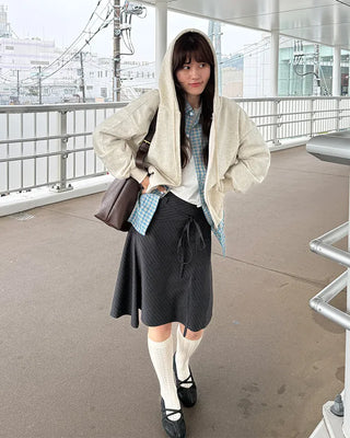Pocket String Hooded Parka
