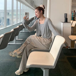 Striped Banding Pants