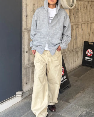 Herringbone Wide Curve Pants