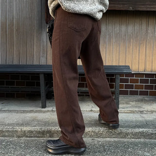 Brushed cotton pants